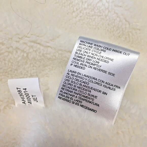 NY Jets Official Logo Quilted Womens S Puffer Jacket Faux Fur Lining Hood Zip - Picture 6 of 11